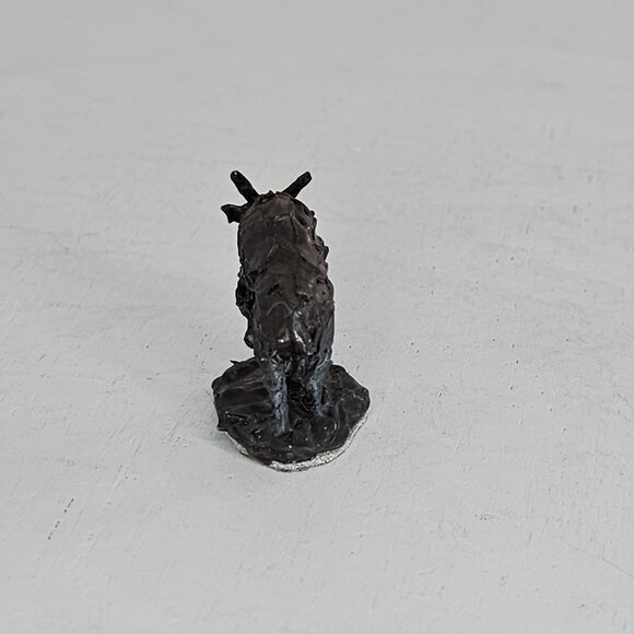 Leigh Aldrich Bronze Mountain Goat Miniature Figurine 1993 Sculpture - Picture 5 of 8